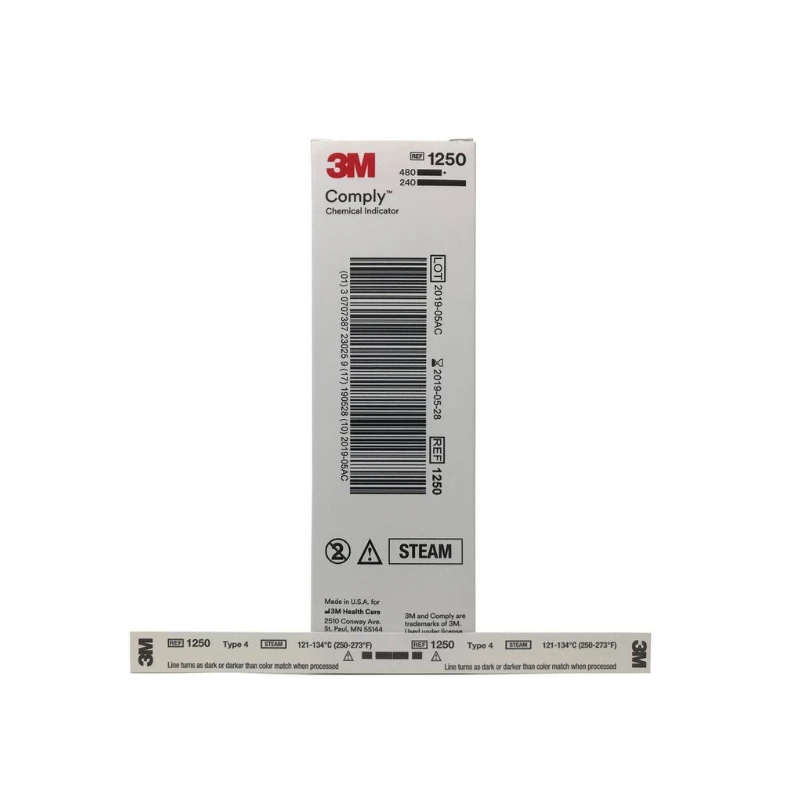 Indicador químico para autoclave y esterilización 3M