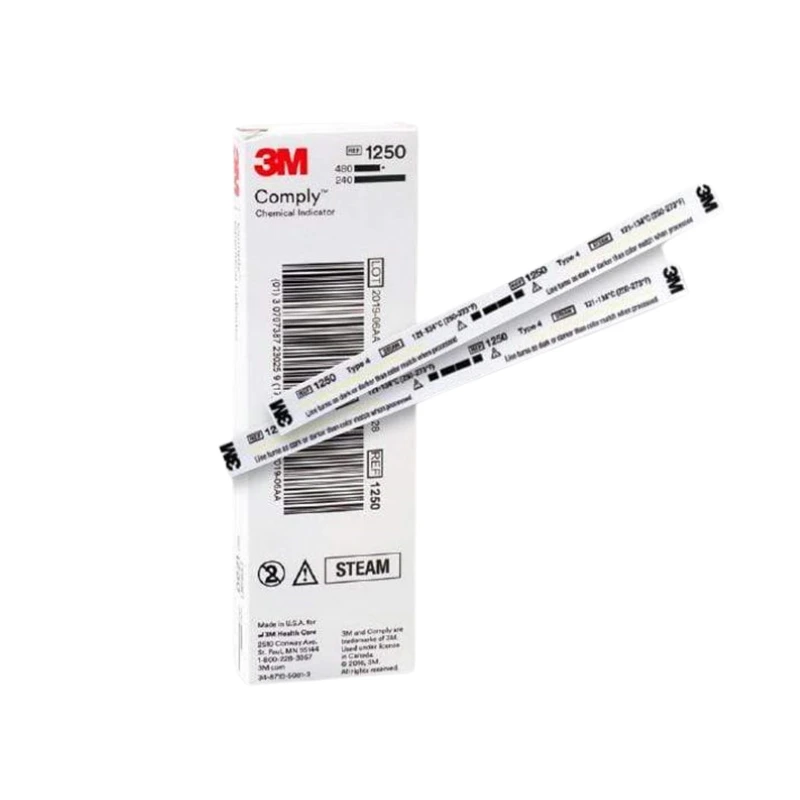 Indicador químico para autoclave y esterilización 3M