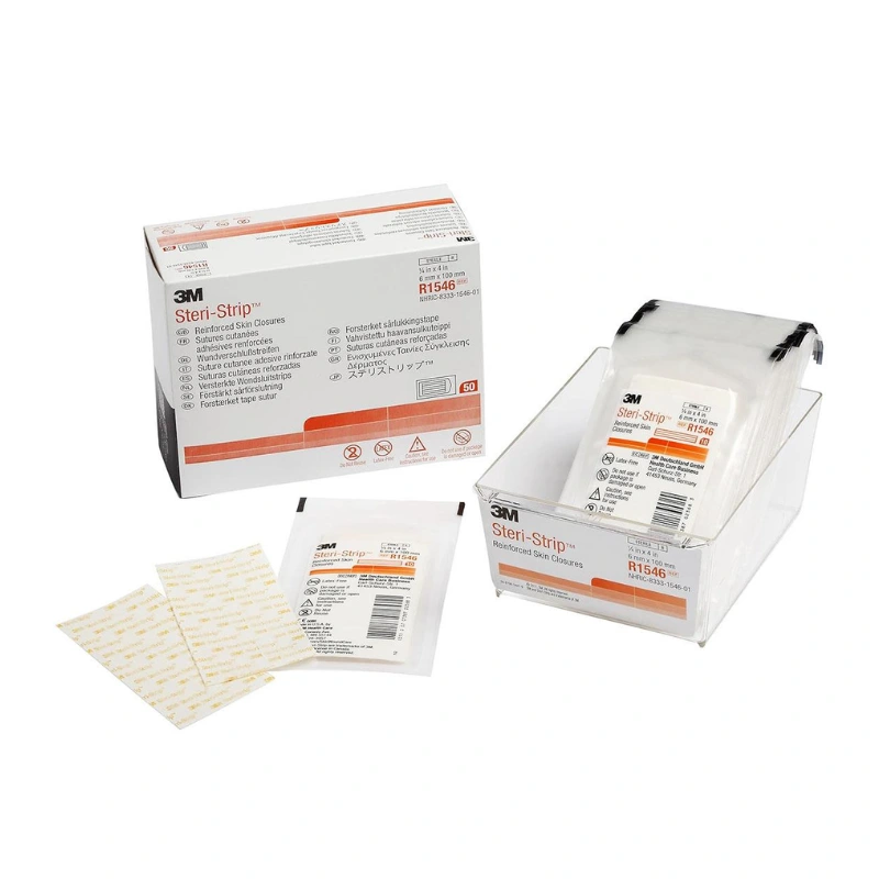 Steri-Strip 3M Bandas de Sutura cutánea Reforzadas 6 mm x 100 mm pack 50 sobres