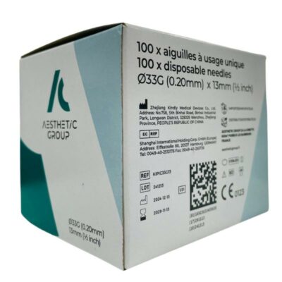 AGUJA MESO-RELLE 33G 020X13MM KIPIC 100UDS