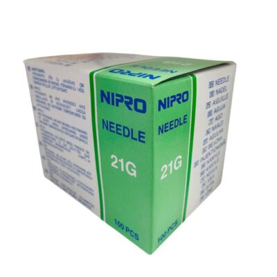 AGUJA NIPRO HYPODERMIC 21G 0 80MMX38MM