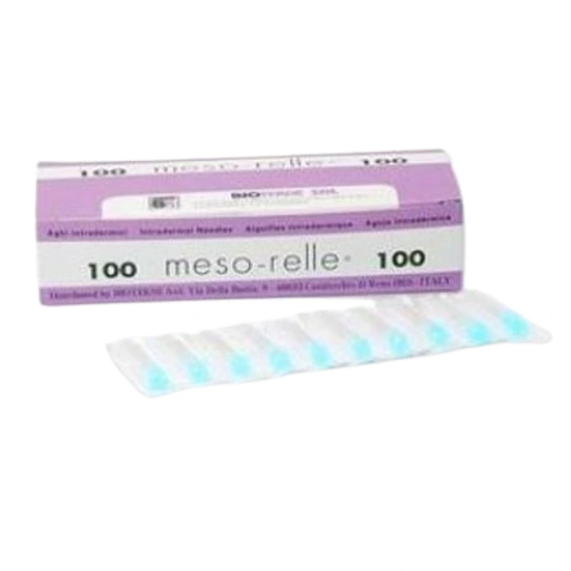 Aguja mesoterapia Meso- relle 31G 0.25x4mm 100U