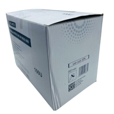JERING 3C  10/12 ML LUER LOCK C/100 UDS