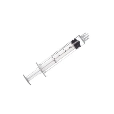 Jeringa 3 cuerpos Luer Lock de 5 ml 100Und KLMED