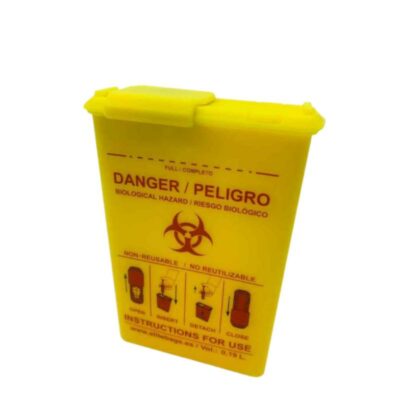 Contenedor de agujas de bolsillo  0 19 litros
