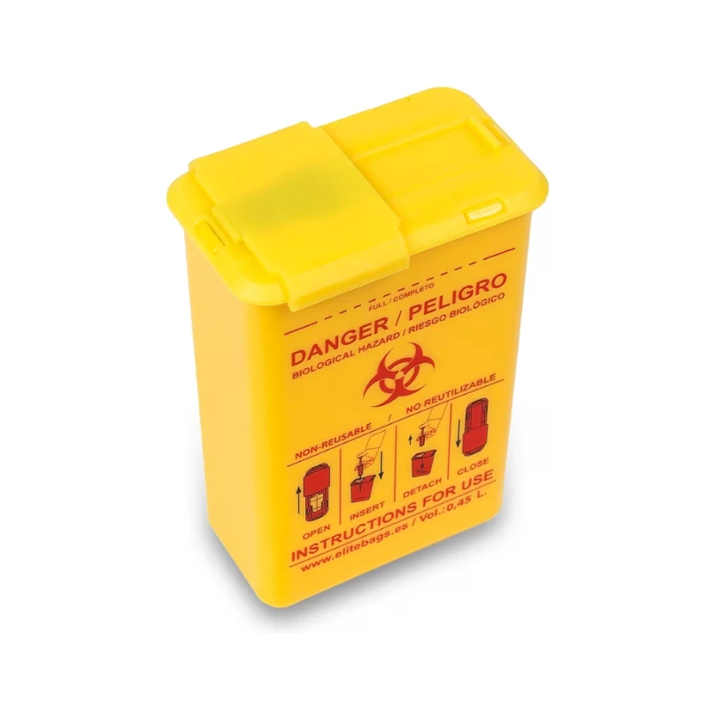 Contenedor de agujas de bolsillo 0,45 litros