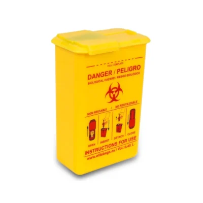 Contenedor de agujas de bolsillo 0,45 litros
