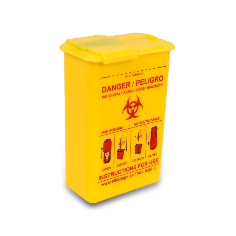 Contenedor de agujas de bolsillo 0,45 litros