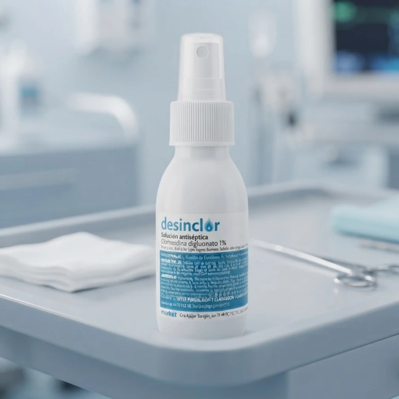 Desinclor spray 1% clorhexidina, solución antiséptica 100ml