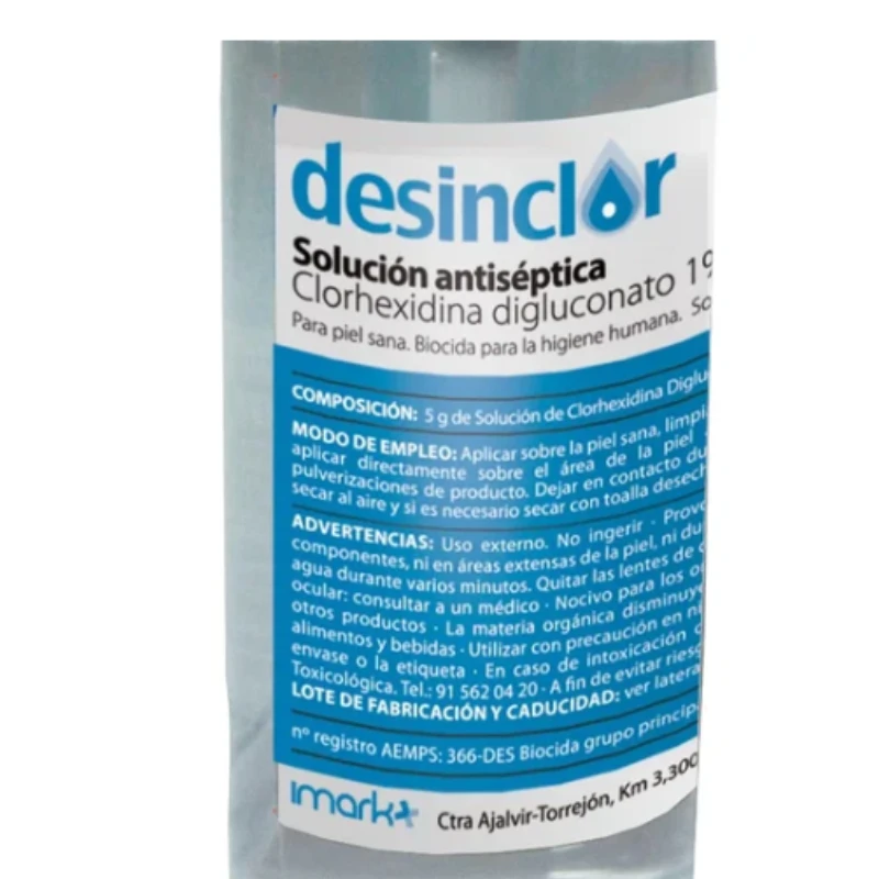 Desinclor spray 1% clorhexidina, solución antiséptica 30ml