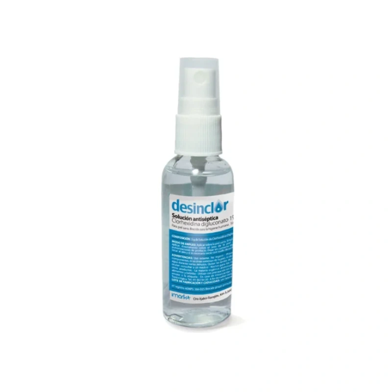 Desinclor spray 1% clorhexidina, solución antiséptica 30ml