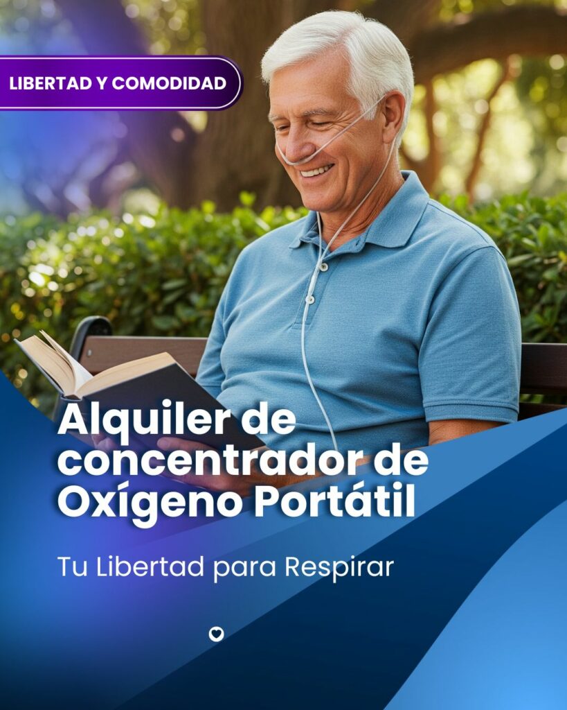 Alquiler de concentrador de oxigeno