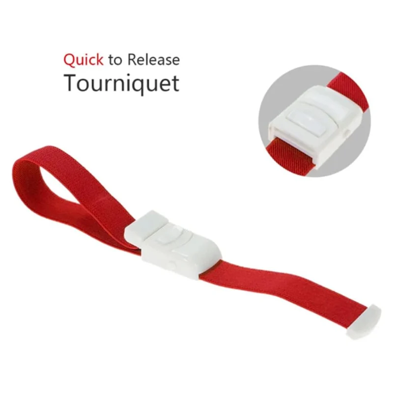 Torniquete rápido rojo