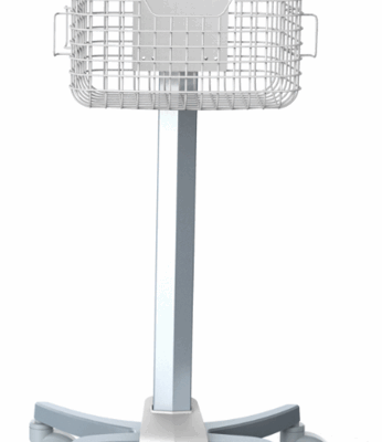 Carro monitor paciente con cesta Elite H1