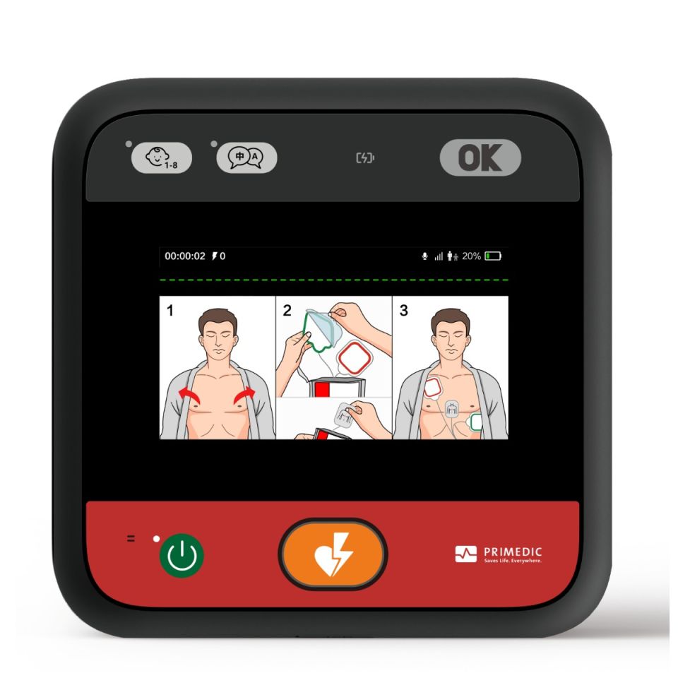 myPAD desfibrilador portatil pequeño