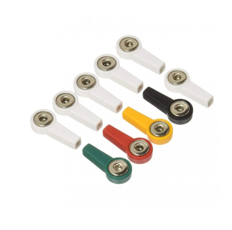 Adaptadores Cable ECG a Electrodos - 10 unidades de colores