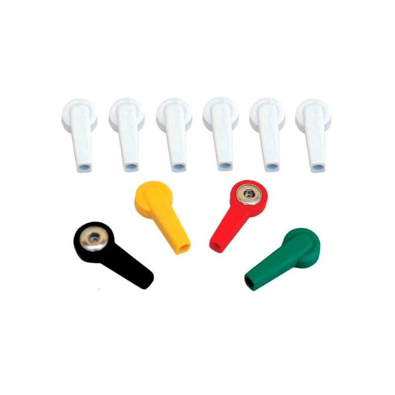 Adaptadores Cable ECG a Electrodos - 10 unidades de colores