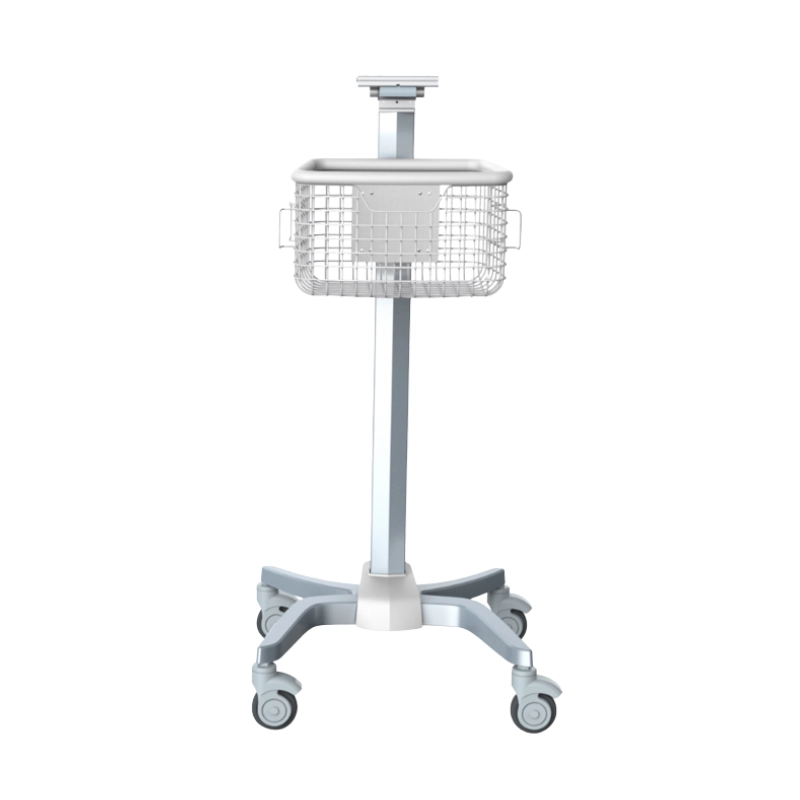 Carro monitor paciente con cesta Elite H1