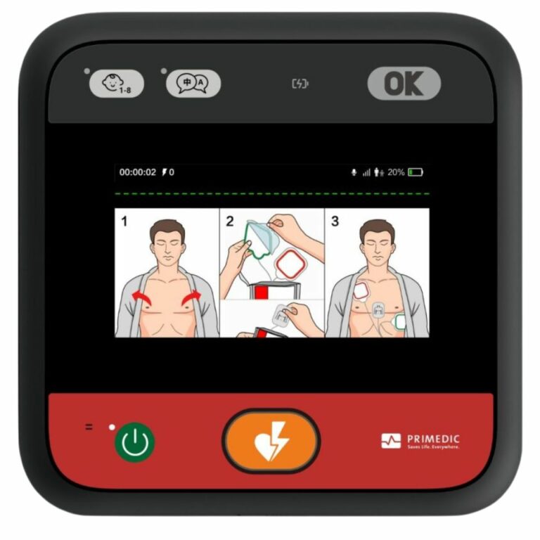 myPAD desfibrilador portatil pequeño