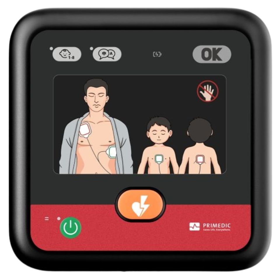 myPAD desfibrilador portatil pequeño