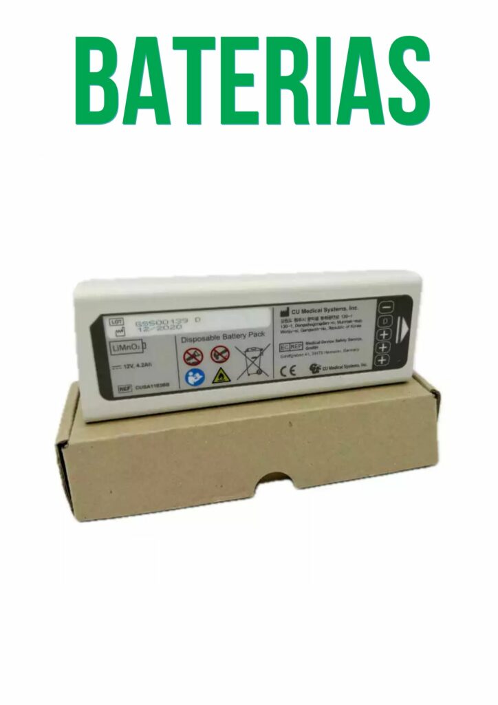 Baterias desfibrilador