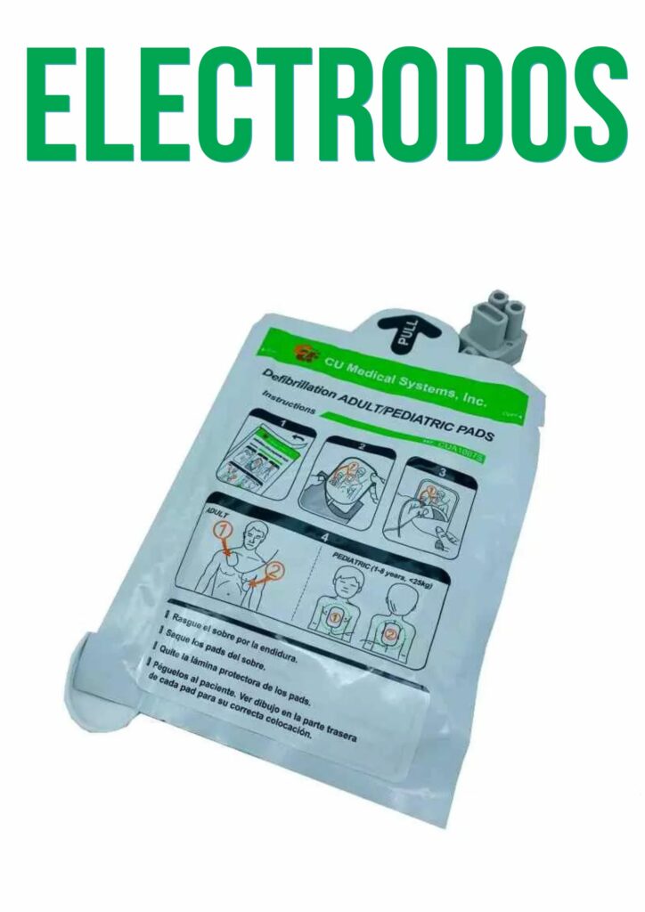 Electrodos desfibrilador