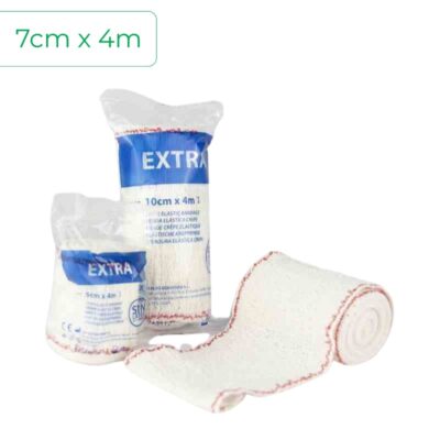 Venda elástica crepé 85 gr 7cm x 4m