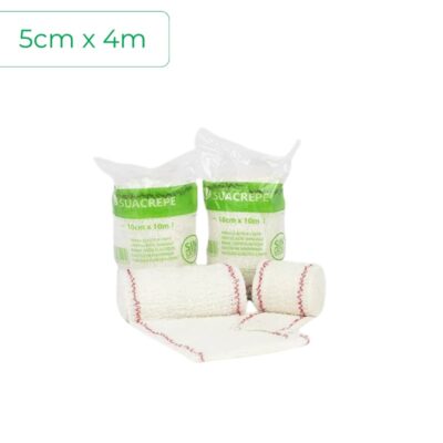 Venda elástica crepé SUACREPÉ 70 gr/m2 5cm x 4m