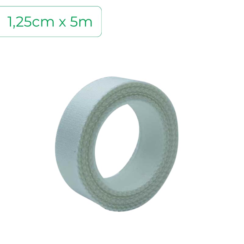 Esparadrapo tela SILKTAPE 1,25cm x 5m