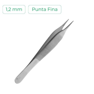 Pinza Quirúrgica Adson 12 cm - 1,2mm Punta Fina