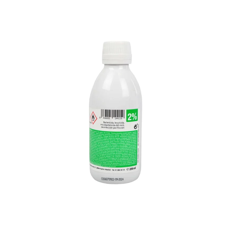 Desinclor Clorhexidina solución alcohólica 2%. Incolora 250 ml