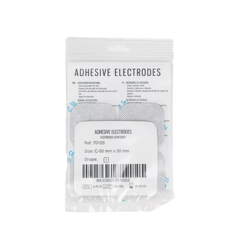 Electrodos adhesivos Tens 50x50 mm tipo compex