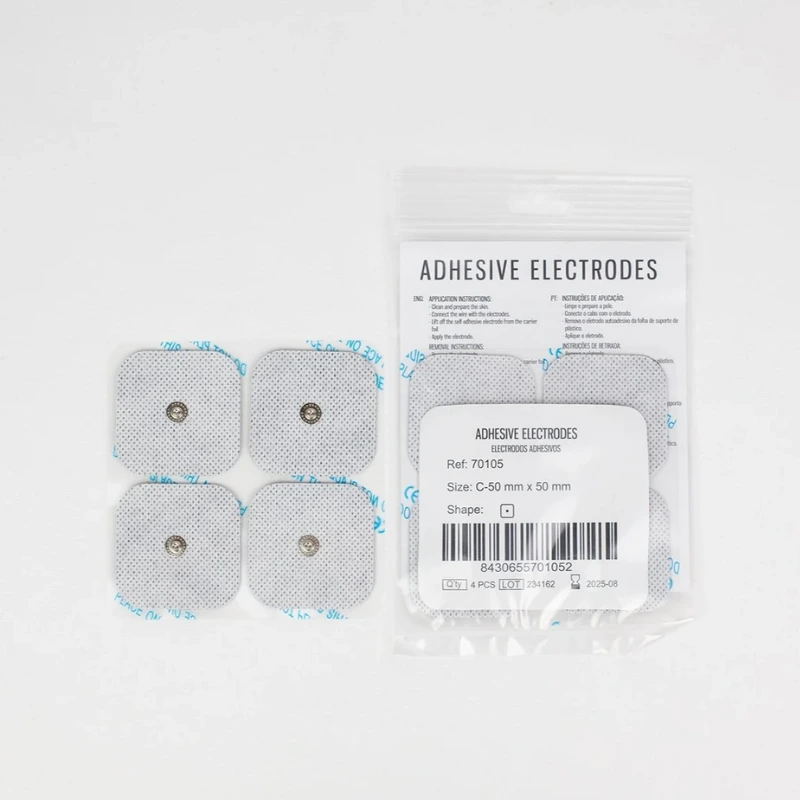 Electrodos adhesivos Tens 50x50 mm tipo compex