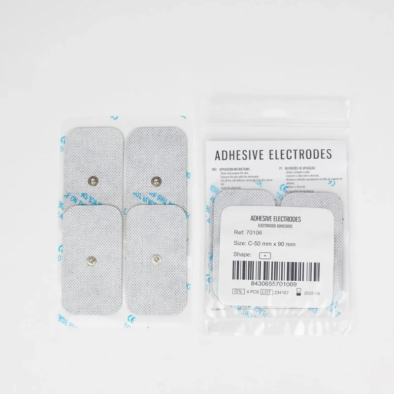 Electrodos adhesivos Tens 50x90 mm tipo compex