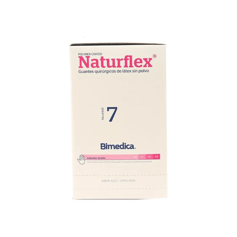 Guantes quirúrgicos estériles NATURFLEX 50 uds. Talla 7