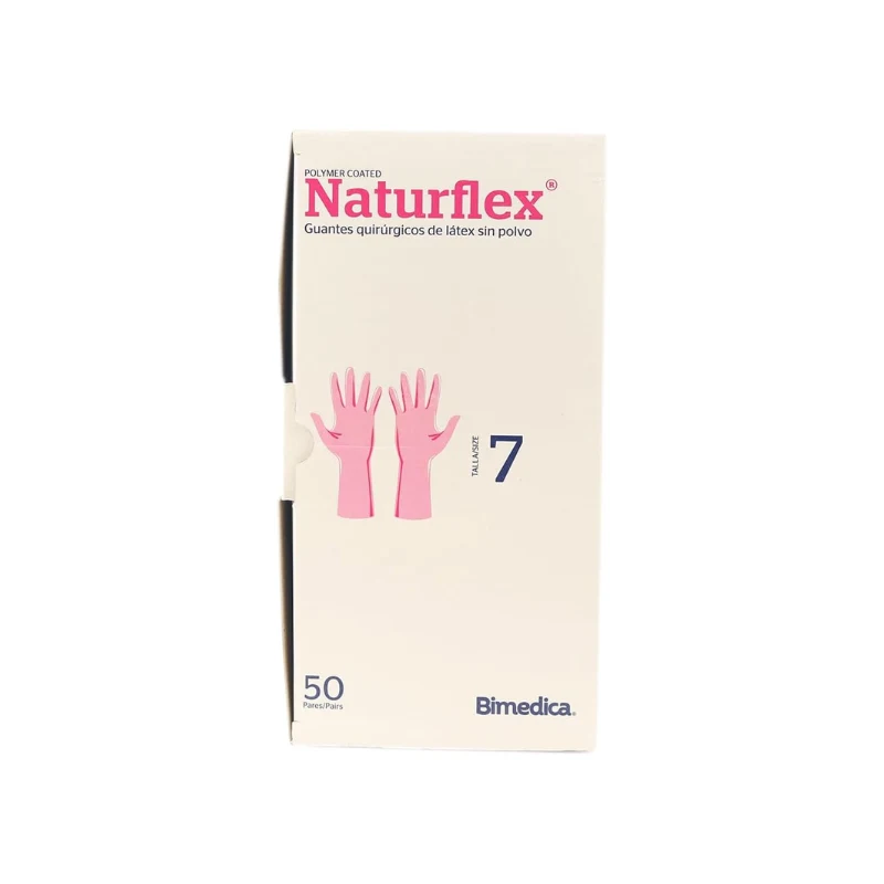 Guantes quirúrgicos estériles NATURFLEX 50 uds. Talla 7