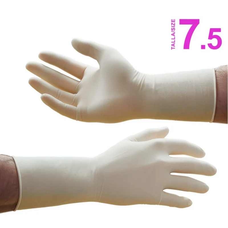 Guantes quirúrgicos estériles NATURFLEX 50 uds. Talla 7,5