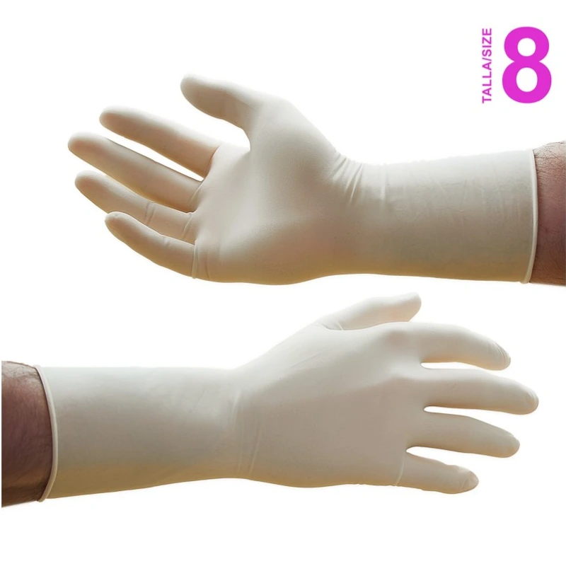 Guantes quirúrgicos estériles NATURFLEX 50 uds. Talla 8
