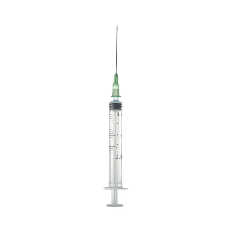Jeringa 3 piezas con aguja ICOplus3 2,5ml 21G 0.8 x 40 mm 100Uds
