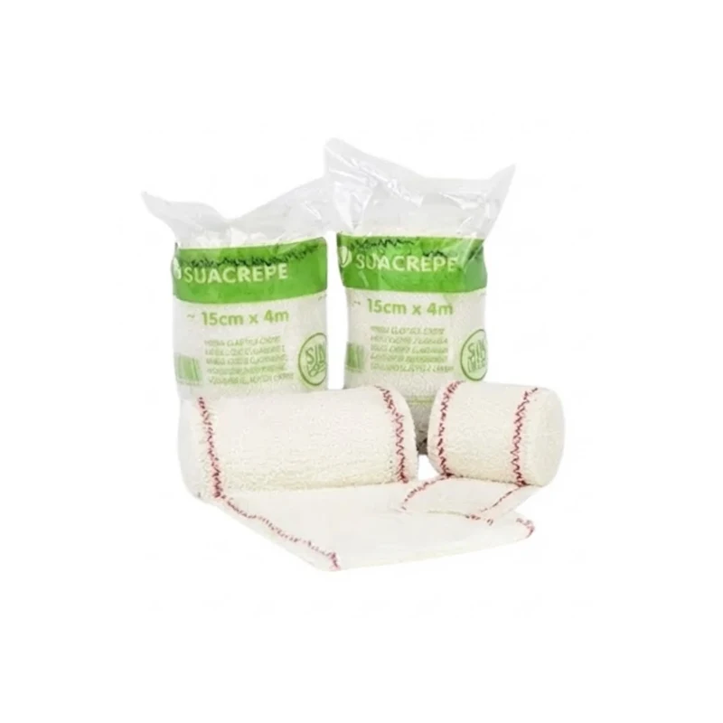 Venda elástica crepé 70 grm2 SUACREPÉ 15cm x 4m