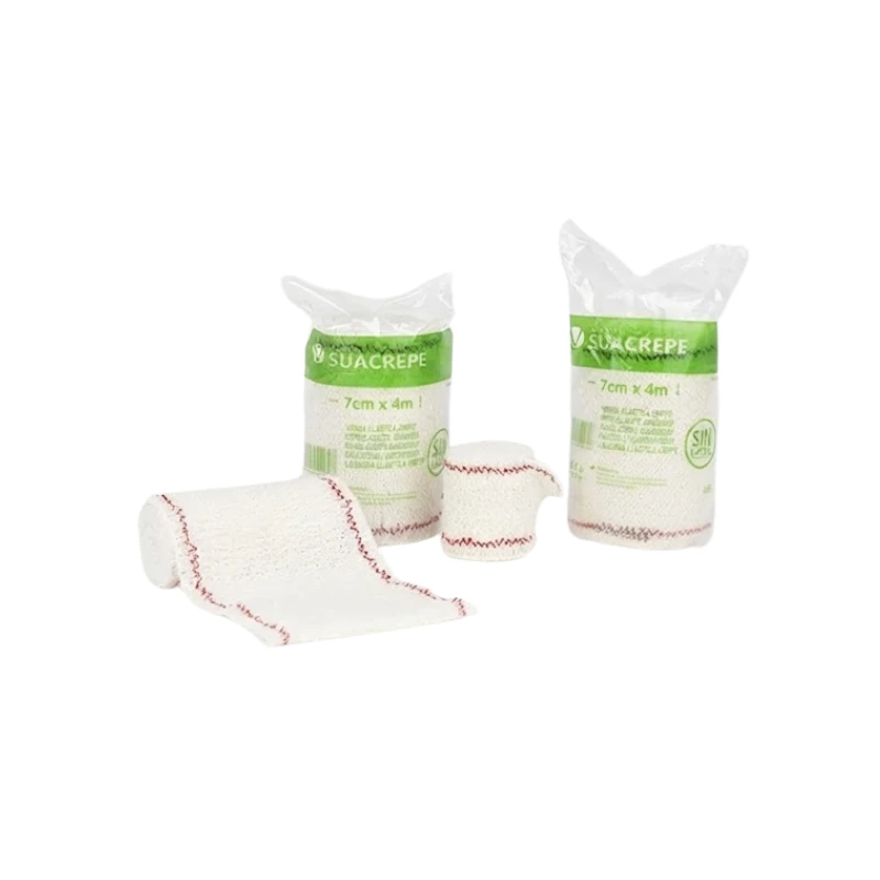 Venda elástica crepé 70 grm2 SUACREPÉ 7cm x 4m