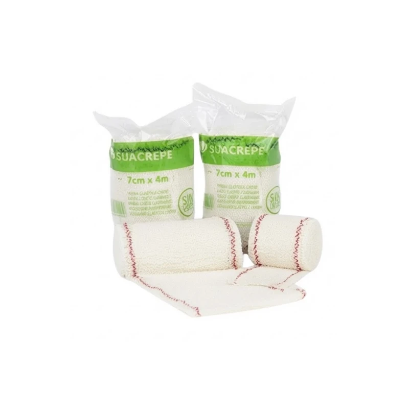 Venda elástica crepé 70 gr/m2 SUACREPÉ 7cm x 4m