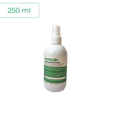 Desinclor Clorhexidina solución alcohólica 2%. Incolora 250 ml spray