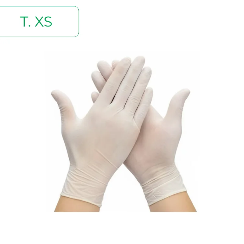 Guante latex con polvo 100 uds talla xs