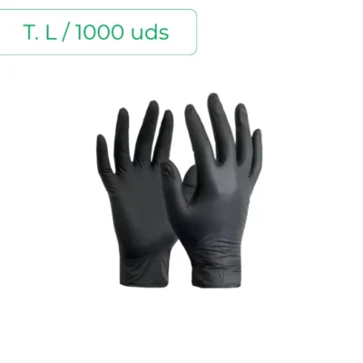 Guante Nitrilo Negro 1000 uds talla L