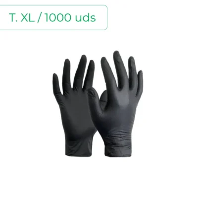 Guante Nitrilo Negro 1000 uds talla xl