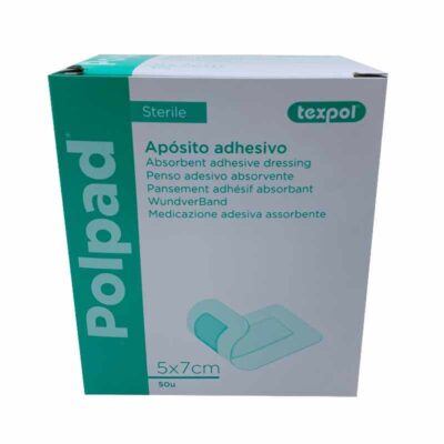 Apósito adhesivo estéril Polpad 5x7cm