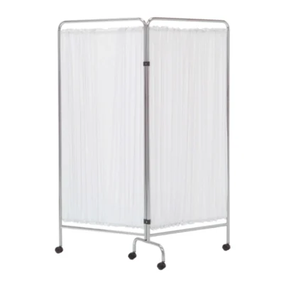 Biombo plegable de separación 2 cuerpos - Acero inoxidable