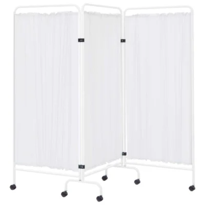 Biombo plegable de separación 3 cuerpos - Acero esmaltado