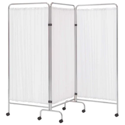 Biombo plegable de separación 3 cuerpos - Acero inoxidable